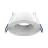 Noxion Spot LED Ares Profond ring - avec Inner Cercle  Blanc| Diamètre 68mm - incl. GU10 Fitting