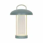 Nordlux Lampe De Chevet Mirano Métal et Verre Vert 3W 150lm - 830 Blanc Chaud | 3 Niveaux De Gradation Dimmable