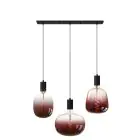Calex XXL Marron Rouge Ensemble complet - Including 3 XXL Ampoules + Cordset Rectangulaire base