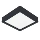 Eglo Plafonnier Fueva 6 Plastique Noir 7W 1100lm - 827-840-865 CCT