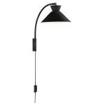 Nordlux Dial Wandlamp Metaal Zwart | Geschikt voor 1x E27