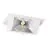 LED Downlight Wallwasher Wally Medium Wit 27W 3850lm 78x100D - 840 Koel Wit - 238x145mm
