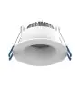 Noxion LED Spot Ares Diep Wit 6W 540lm 927-940 3CCT - met Binnenring Wit| Zaagmaat 68mm