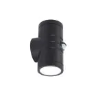 Ansell Wandlamp Reef Zwart Up & Down - Buitenverlichting - 10W 885lm 90D - 830-840-860 CCT | IP65 -Bewegings- en Lichtsensor