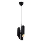 DFTP by Nordlux Rochelle Pendelarmatuur Metaal Zwart | 207mm - Geschikt voor 3x GU10